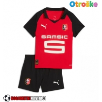 Otroške Nogometnih dresov Stade Rennais Domači 2025-26 Kratki rokavi (+ hlače)